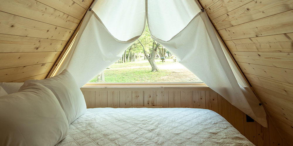 Our accommodations are some of the best for luxury camping in Texas.