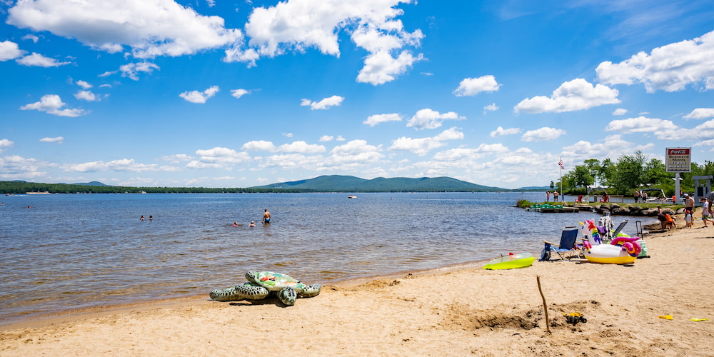 Work on the beautiful shores of Lake Ossipee, NH