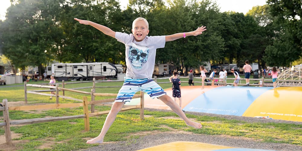 Enjoy time by yourself while camping at Jellystone Park™. 