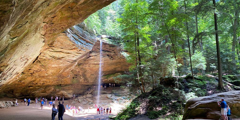 Enjoy the best hiking near Cleveland with Old Man's and Ash Cave.