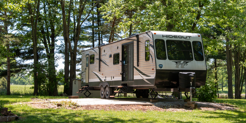 Indiana camping is made even better with our 11 different RV sites to choose from.