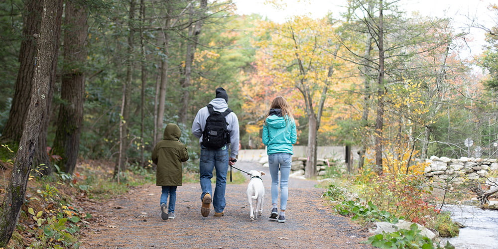 Many Hudson Valley activities revolve around the outdoors, like hiking!