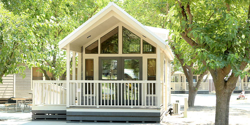 Everyone can enjoy Northern California glamping in one of our ADA Friendly cabins.