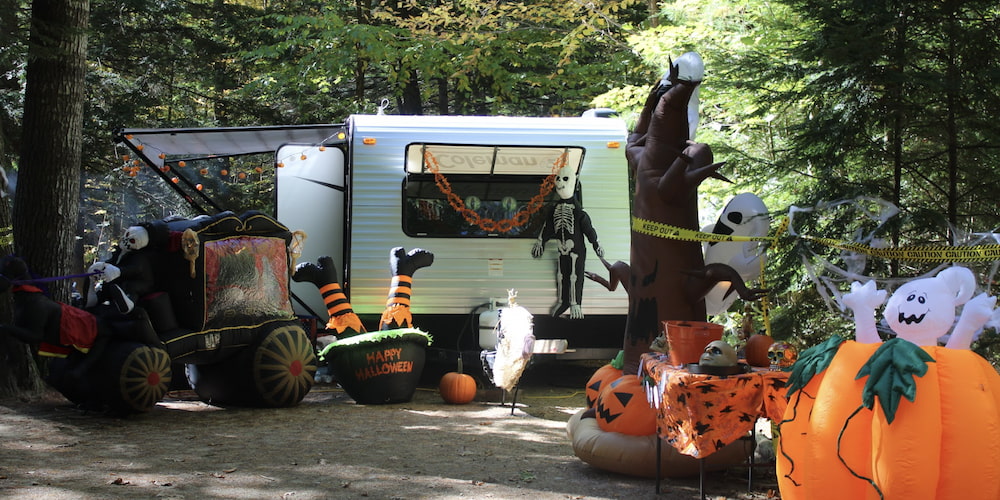 Our Halloween Weekends make for the best fall camping trip!