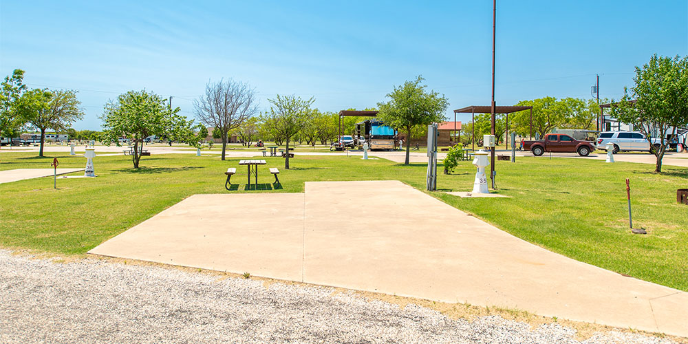 Enjoy spacious RV sites while long term camping at our extended stay campground.