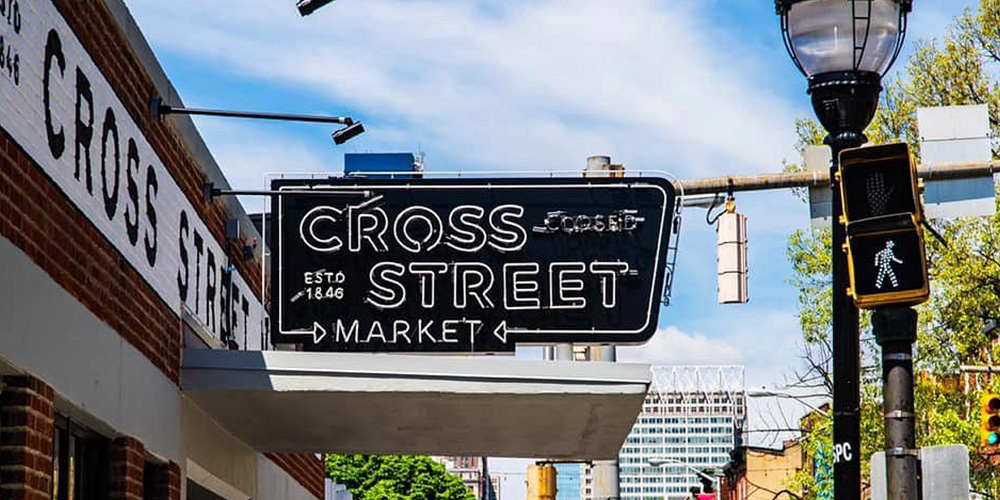 Cross Street Market is one of the best places for food in Baltimore!