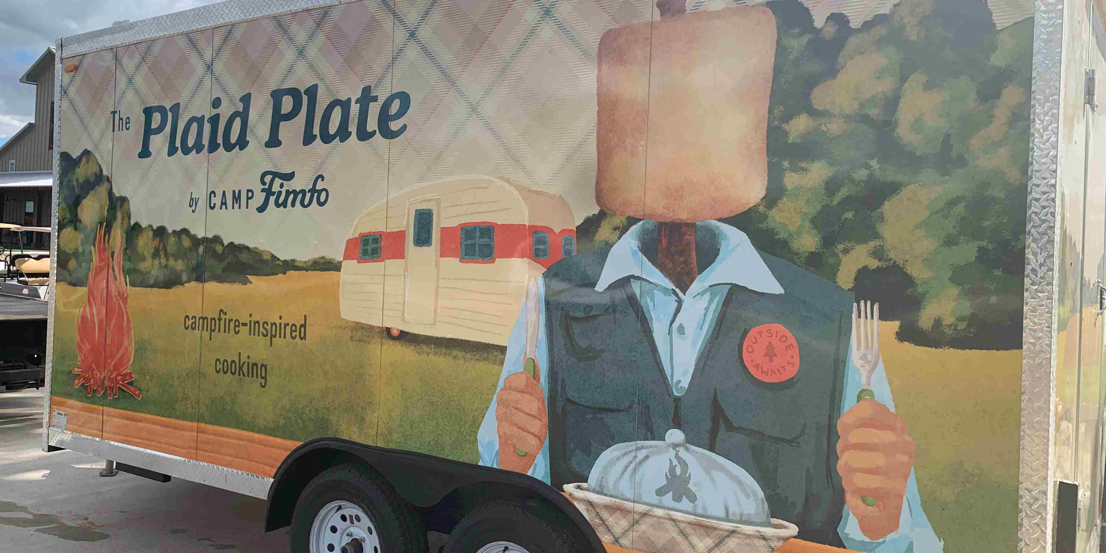 The Plaid Plate food truck, a Squirrely's Tavern catering option