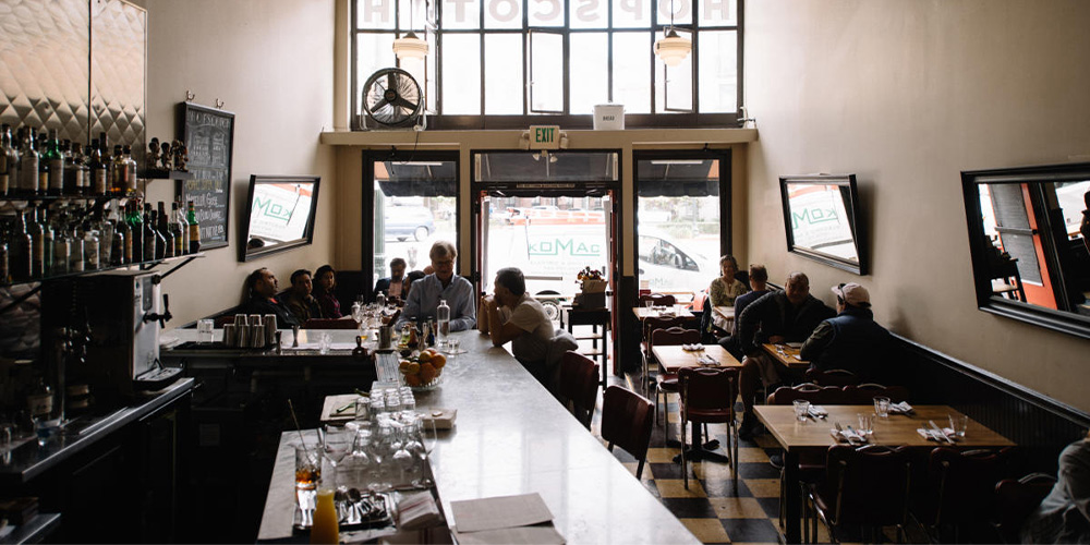 Check out the Hopscotch Restaurant & Bar during your road trip to San Francisco.