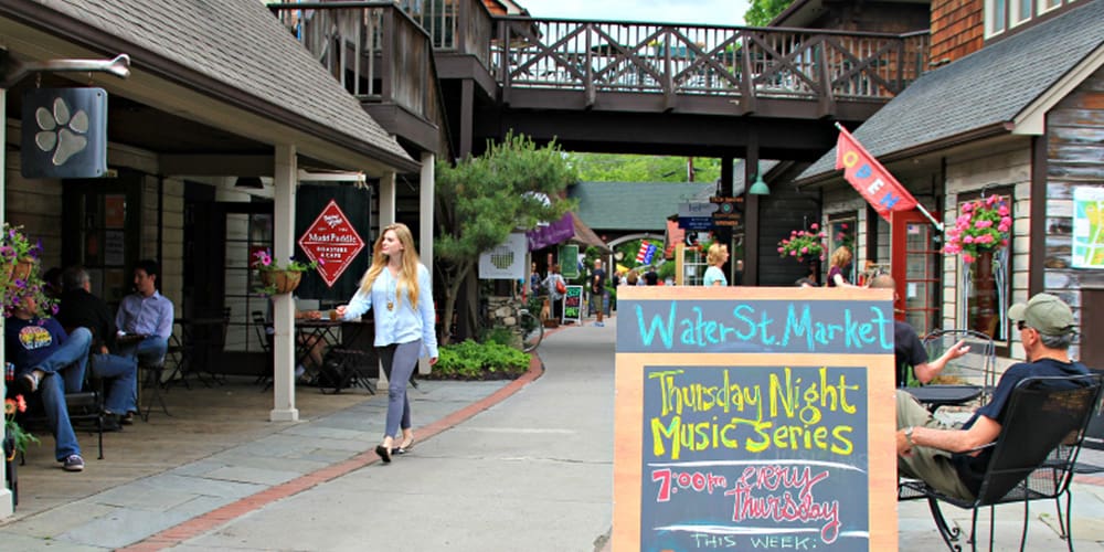 Check out the Water Street Market for great shopping while camping in New Paltz.