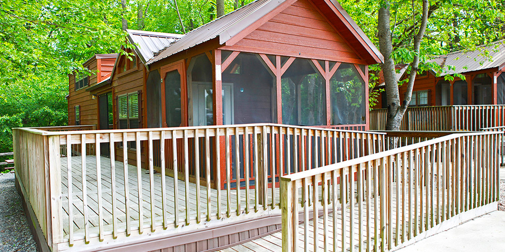 ADA glamping options make camping accessible for everyone! 