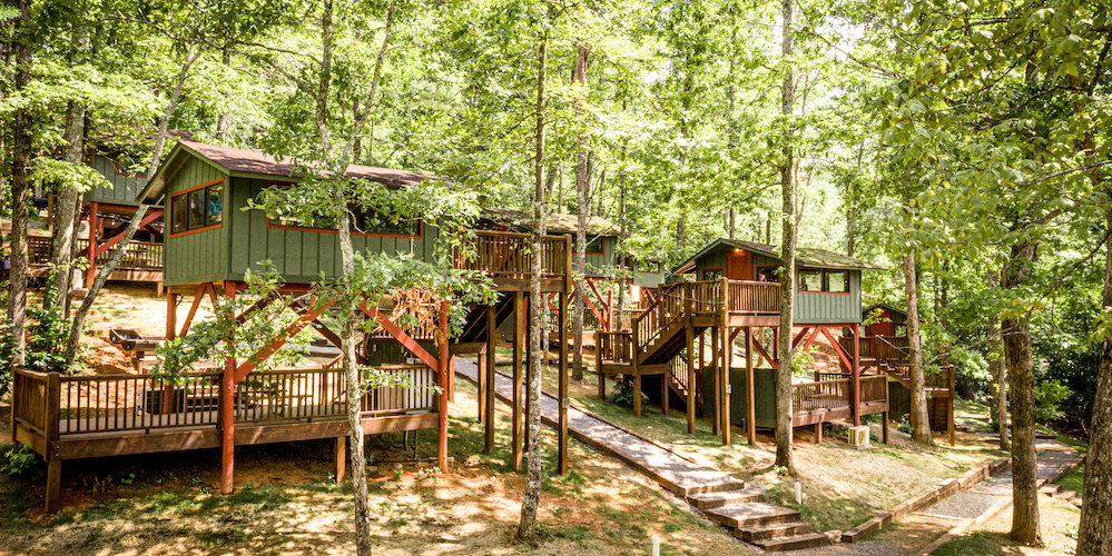 Choose a luxury treehouse for your next glamping experience