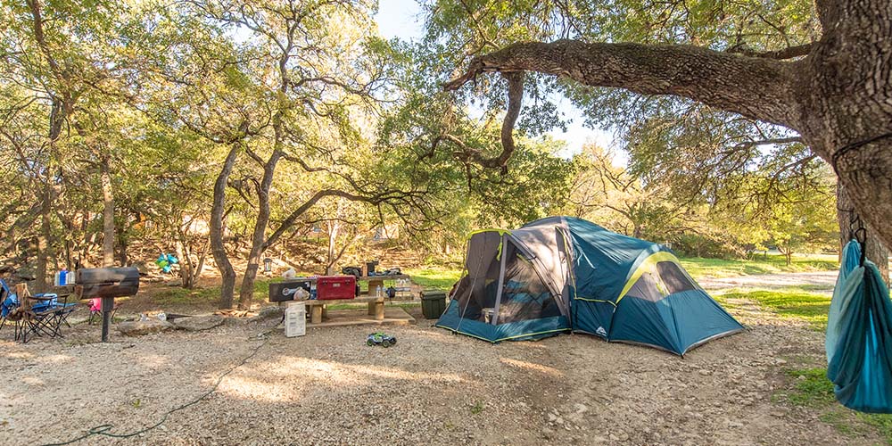 Start your fall camping trip at one of our tent sites!