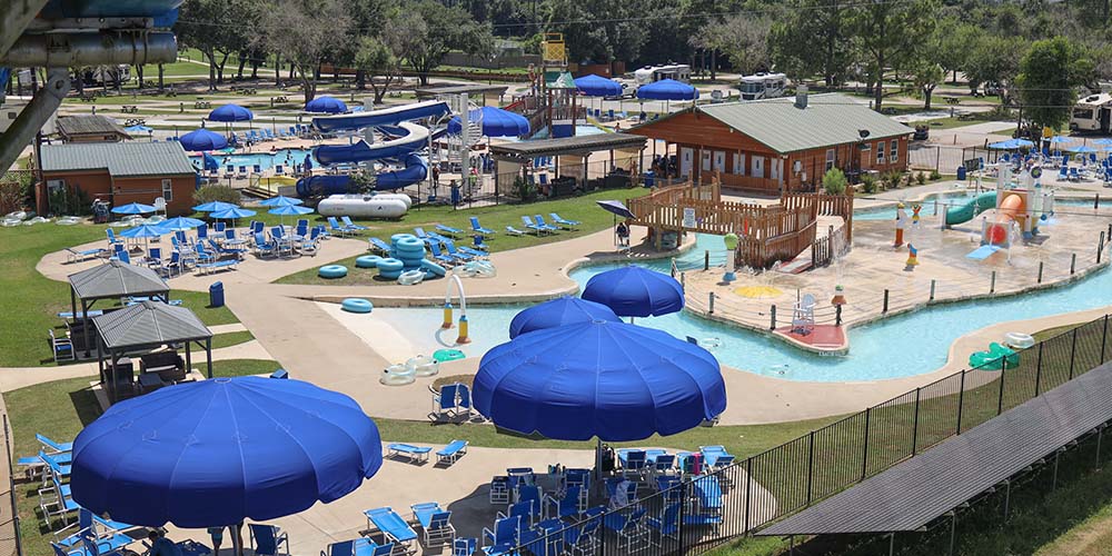 All of our water attractions are included in your Houston camping vacation!