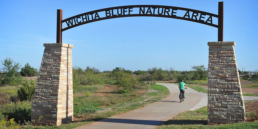 One of the best hiking trails in Wichita Falls, TX is the Wichita Bluffs Nature Trail.