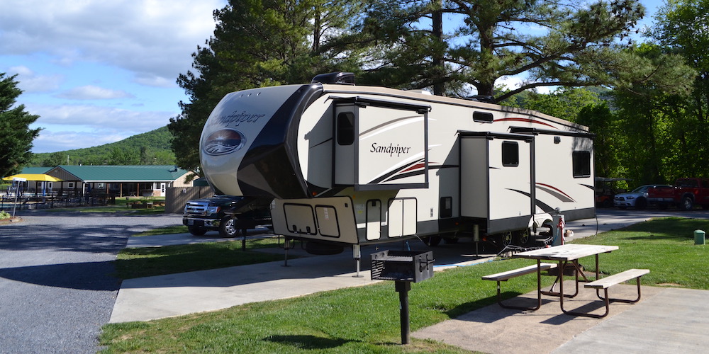 With 6 different RV site types we are one of the top places for RV camping in Virginia.