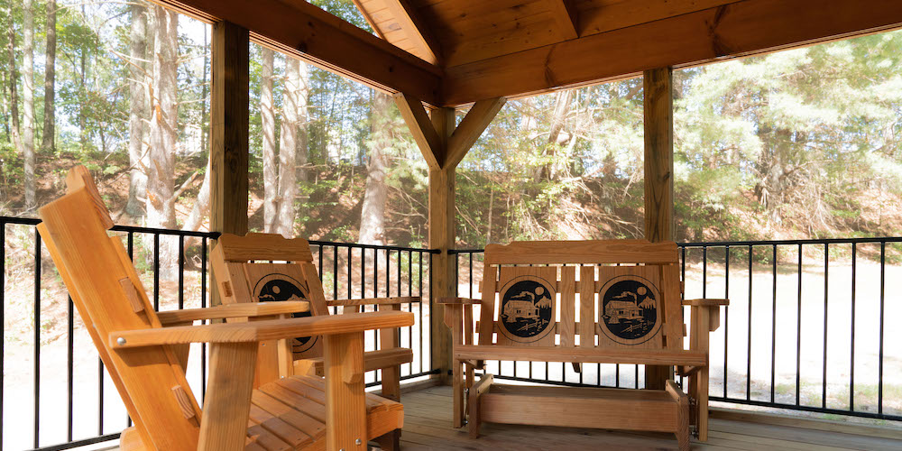 Some of our NC cabins even have loft spaces and screened in porches!