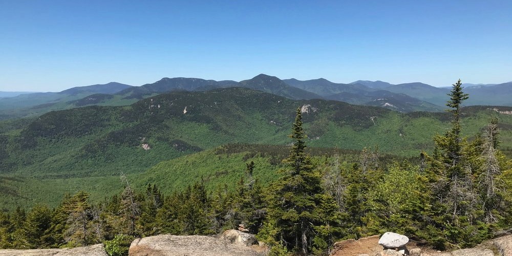 Let your dog run around off-leash at this hiking trail near North Conway.