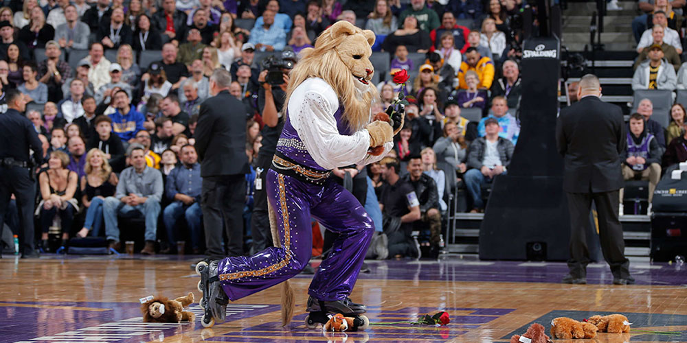 Celebrate Sacramento King's mascot - Slamson during this fun thing to do with kids.