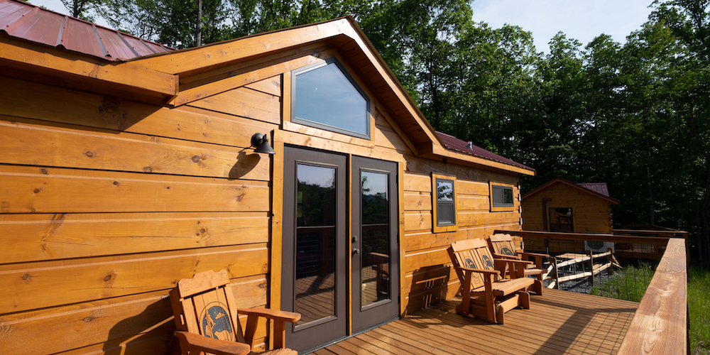 The cabins at Jellystone Park™ Golden Valley are the best for cabin camping in Charlotte, NC.