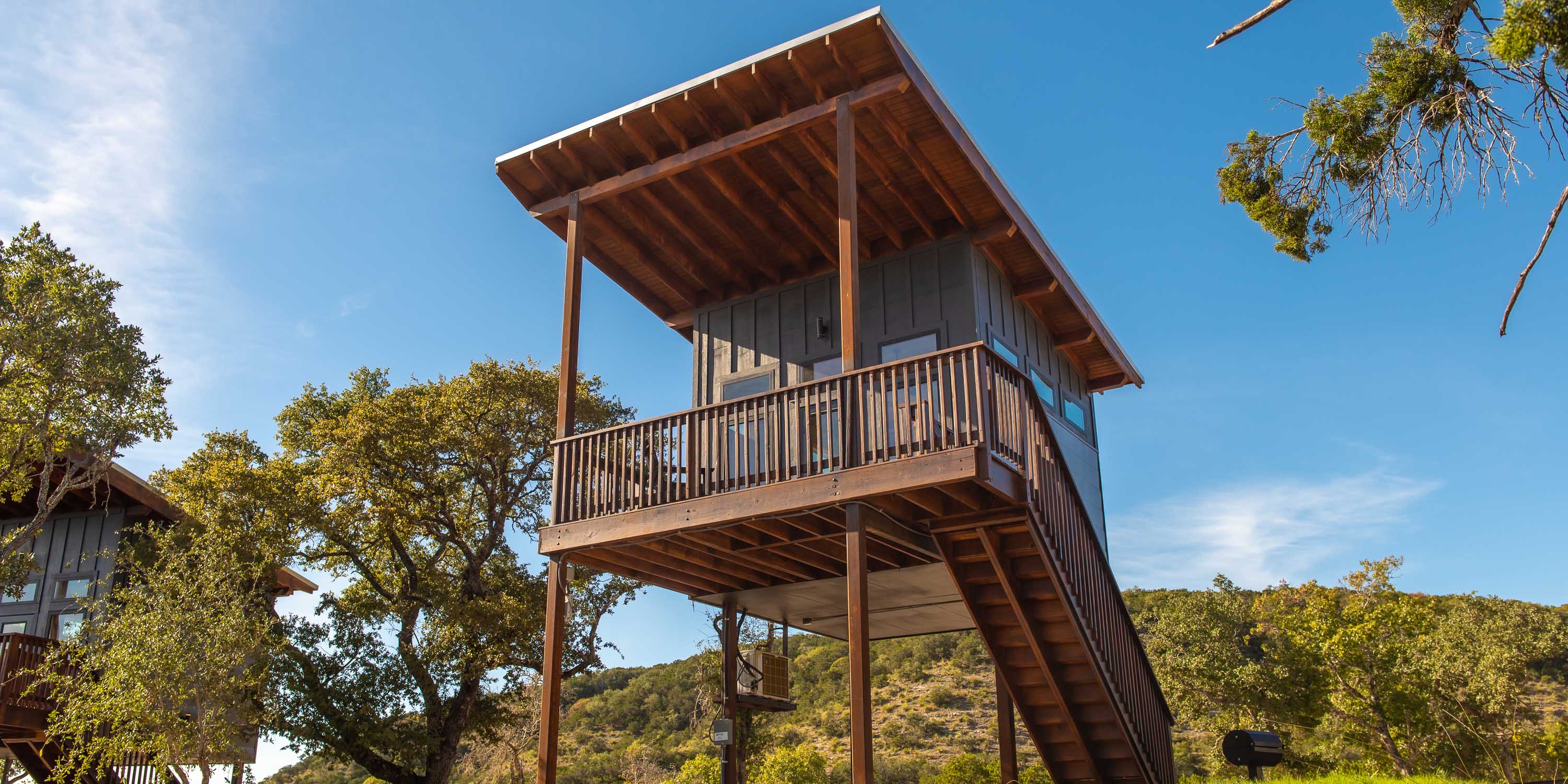 Treetop Cabin at Camp Fimfo Texas Hill Country