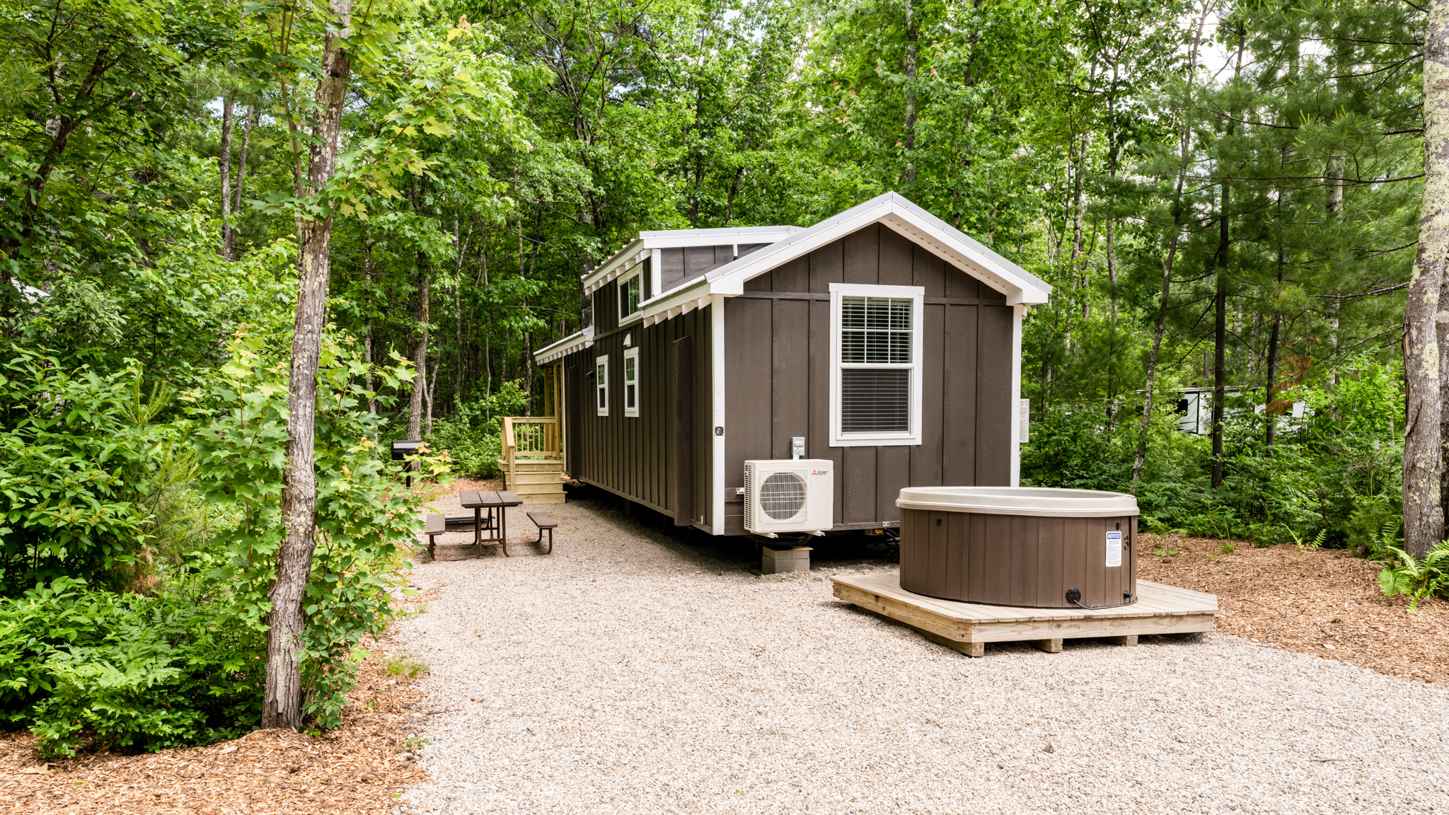 Elevate your stay when you book a cabin with a hot tub