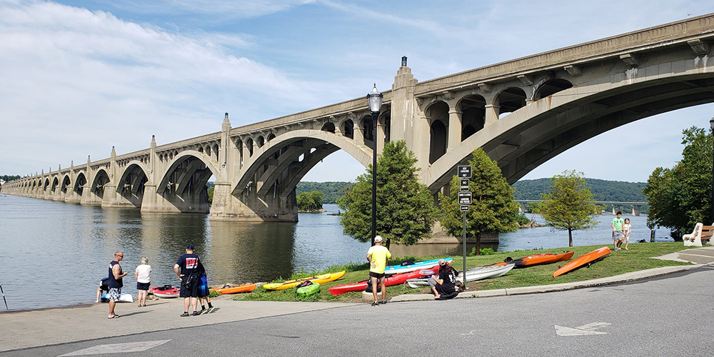 Add some adventure to your Philadelphia road trip by kayaking down the Susquehanna River. 