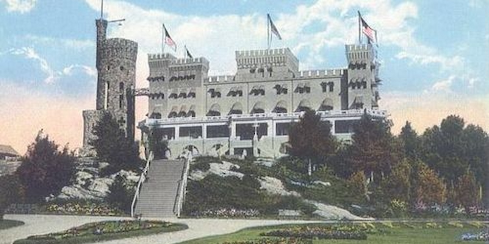 Experience gorgeous views from 100 feet in the air when you stop at this old castle during your road trip from Portland.