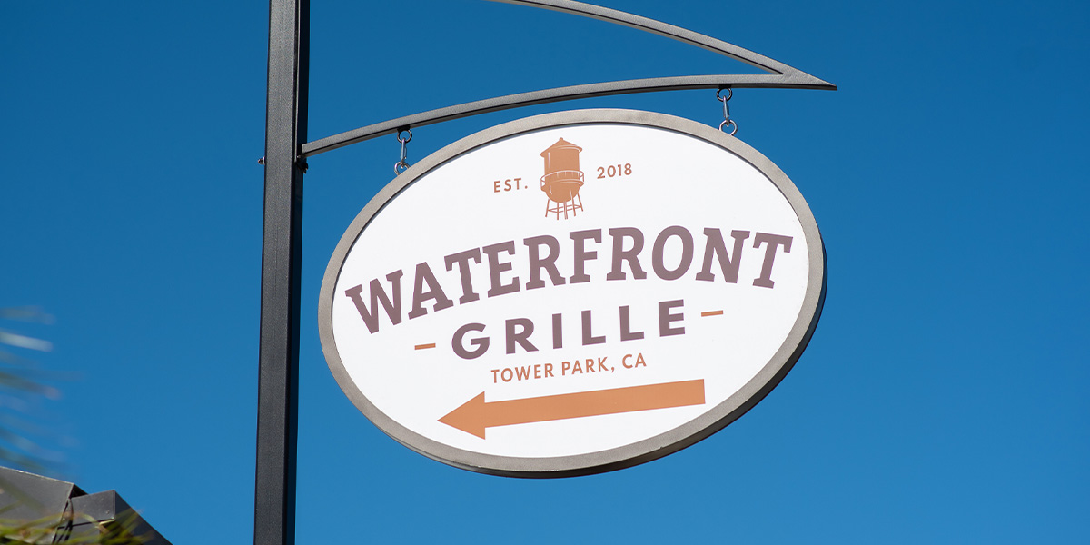 One of the best Lodi restaurants is located right at our Camp-Resort! The Waterfront Grille.