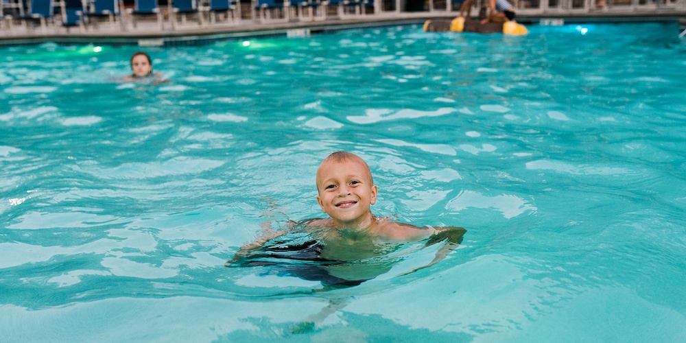 Splash around in our Water Zone when you choosing camping in Portland Maine at Jellystone Park™ Augusta!