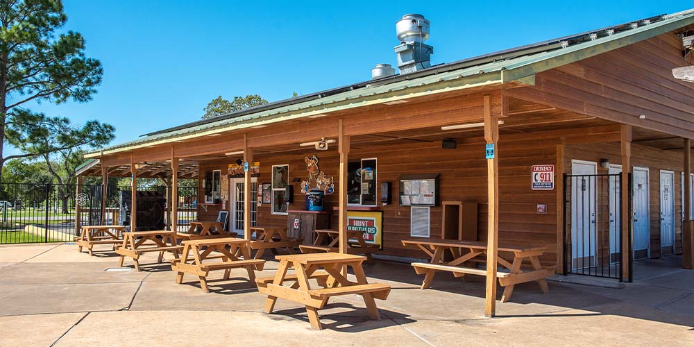 The Pic-A-Nic Basket is a great food choice while booking a campsite near our Houston campground.