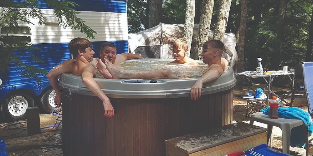 Rent a hot tub and we'll bring it right out to your cabin for the ultimate relaxation during your vacation!