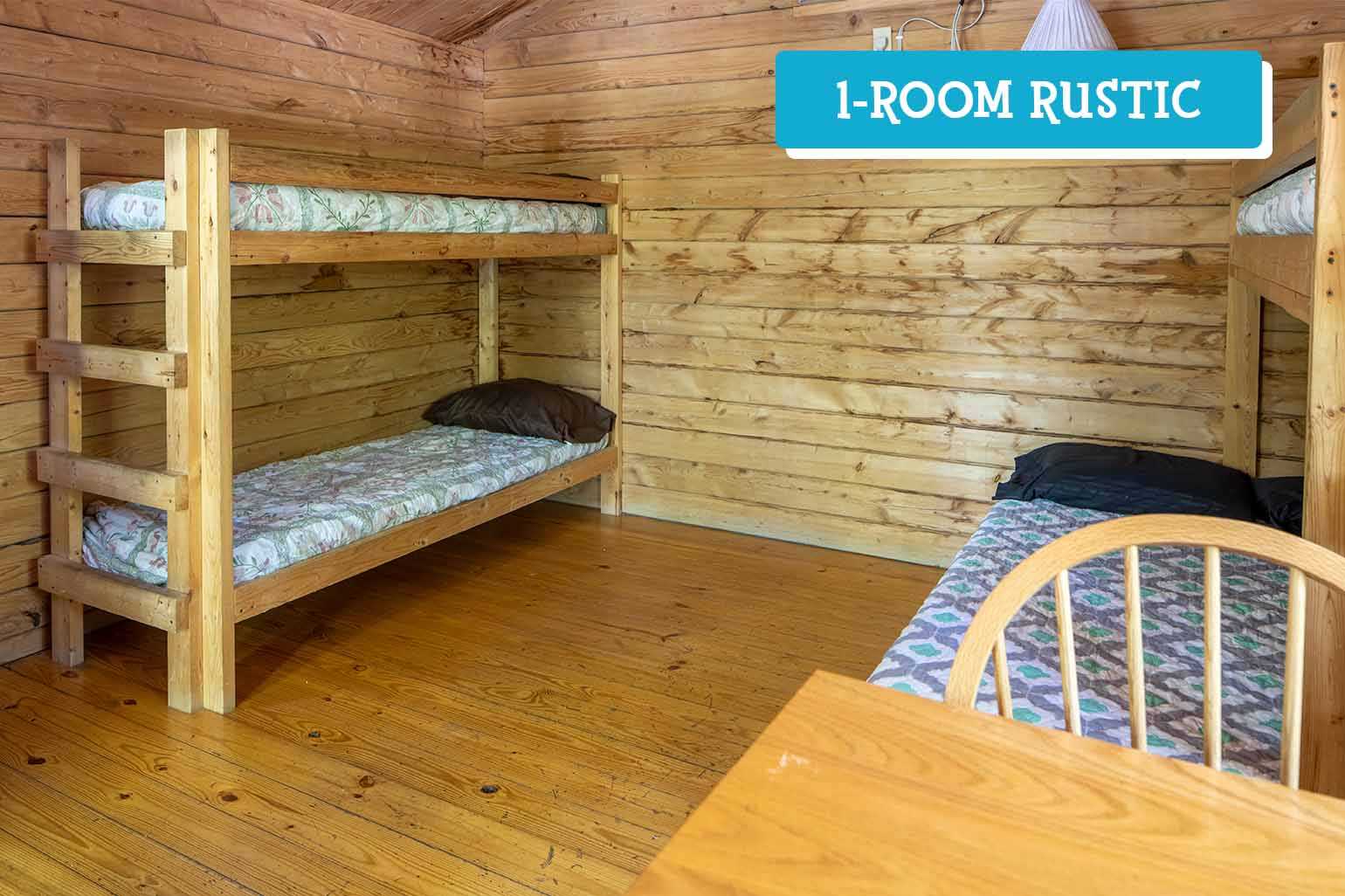 1-Room Rustic Cabins
