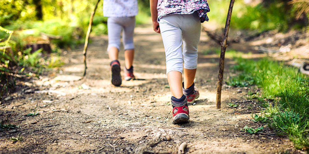 A family friendly Traverse City hike is the Grand Traverse Commons Area!