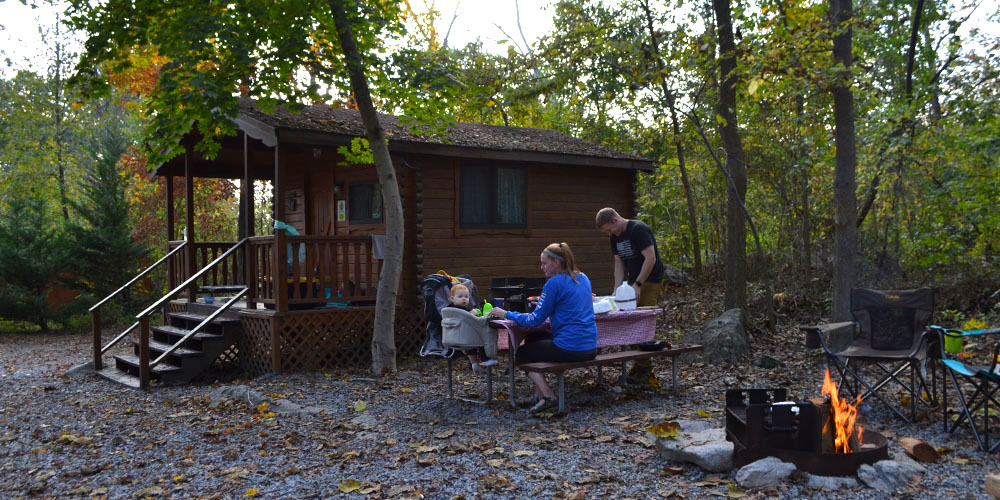 Fall camping means less bugs and more time outdoors. 