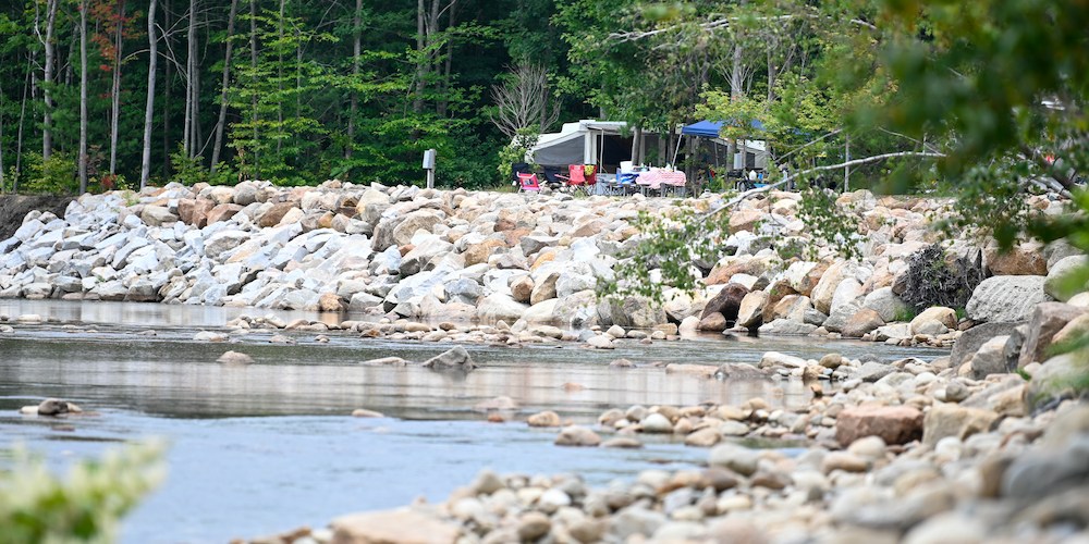 Enjoy peaceful, Riverfront views when you stay at our luxury campground.