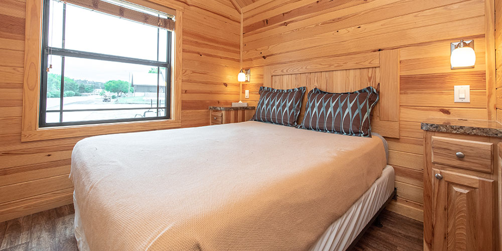 Our cabin beds are sure to provide the rest you need!