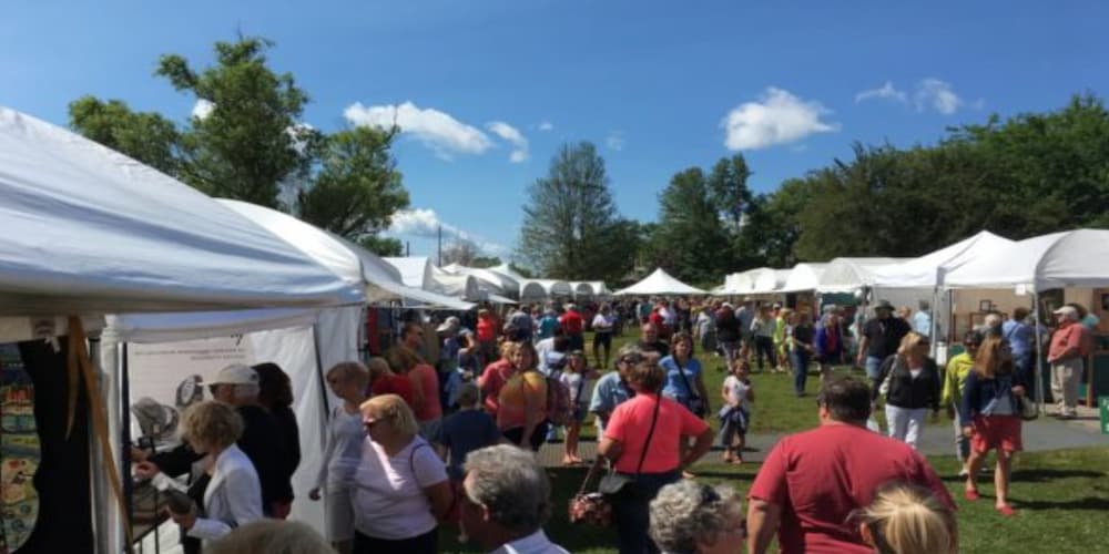 The Suttons Bay Art Festival is a great thing to do near Traverse City, MI.