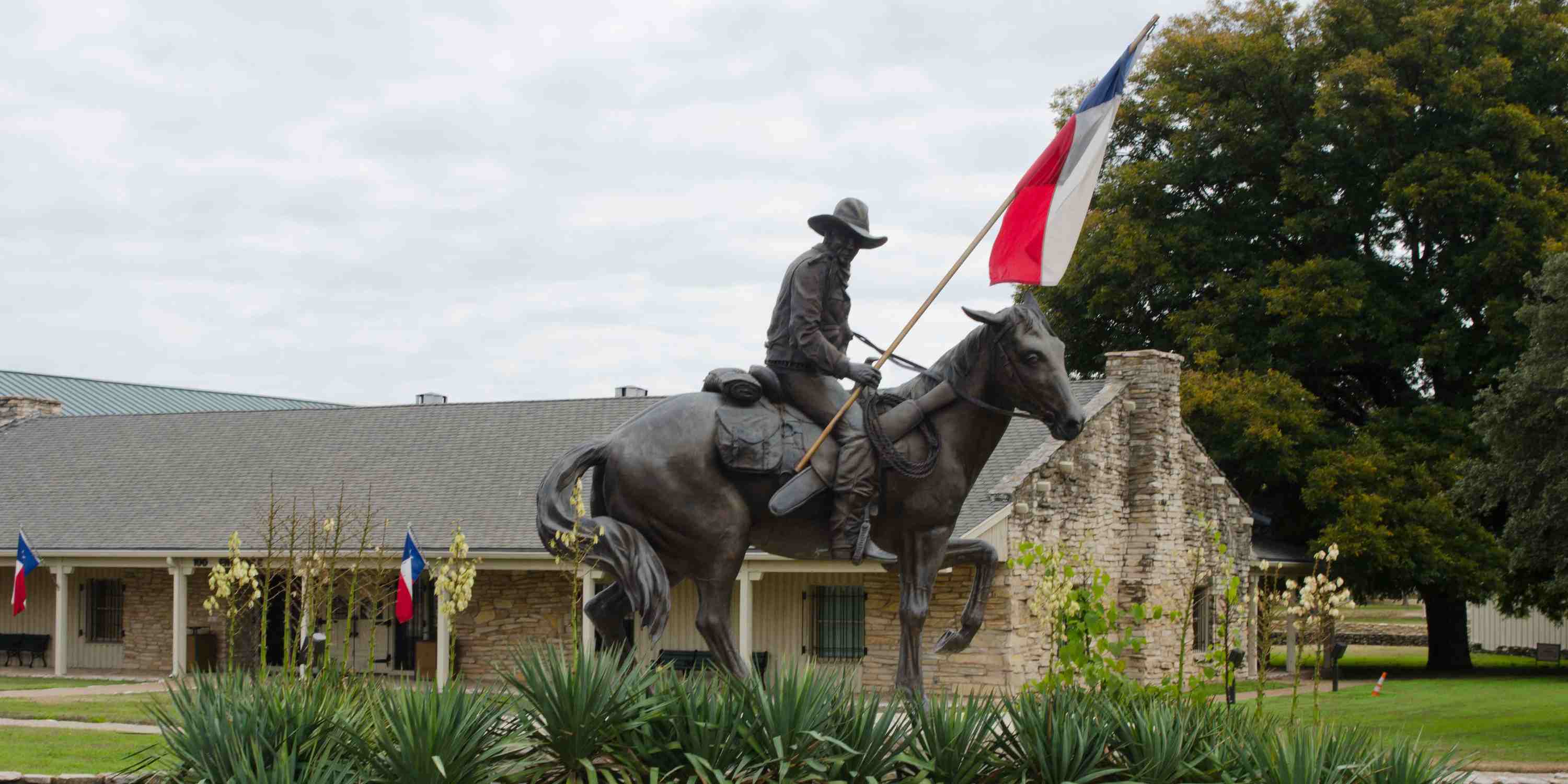 The Texas Ranger Hall of Fame sculpture