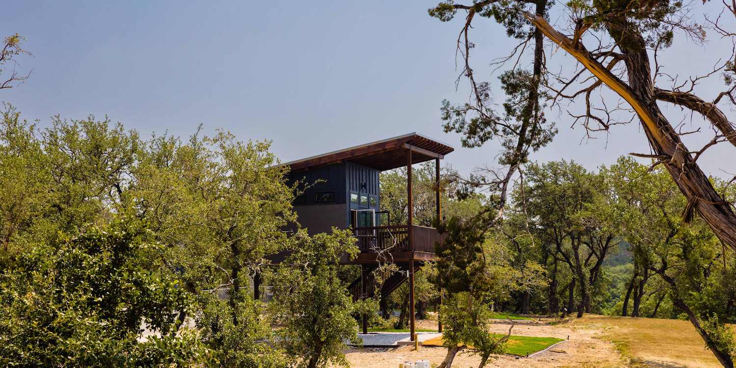 A Treetop Cabin at Camp Fimfo Texas Hill Country