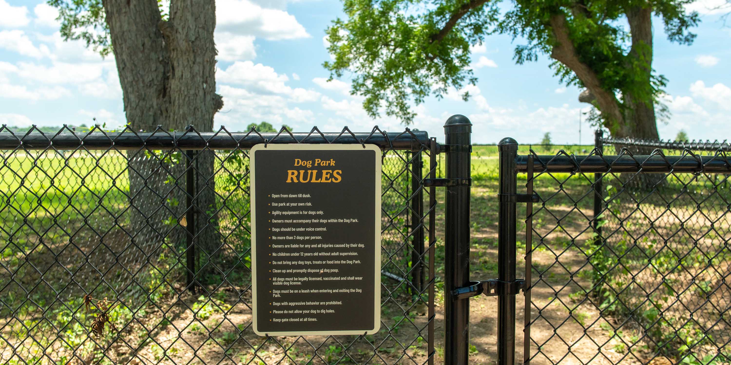 The dog park at Camp Fimfo Waco