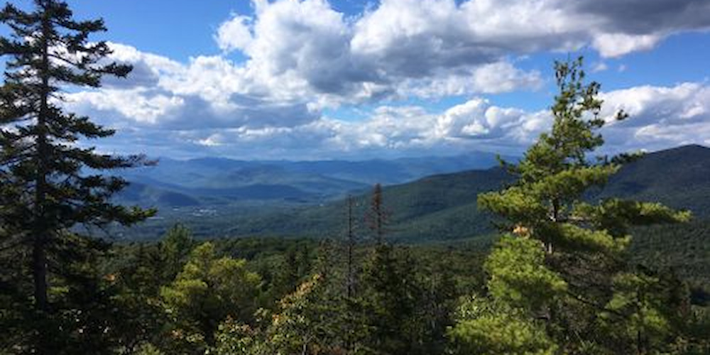 Hiking in North Conway is beautiful from over 1000 feet in the air at Peaked Mountain!