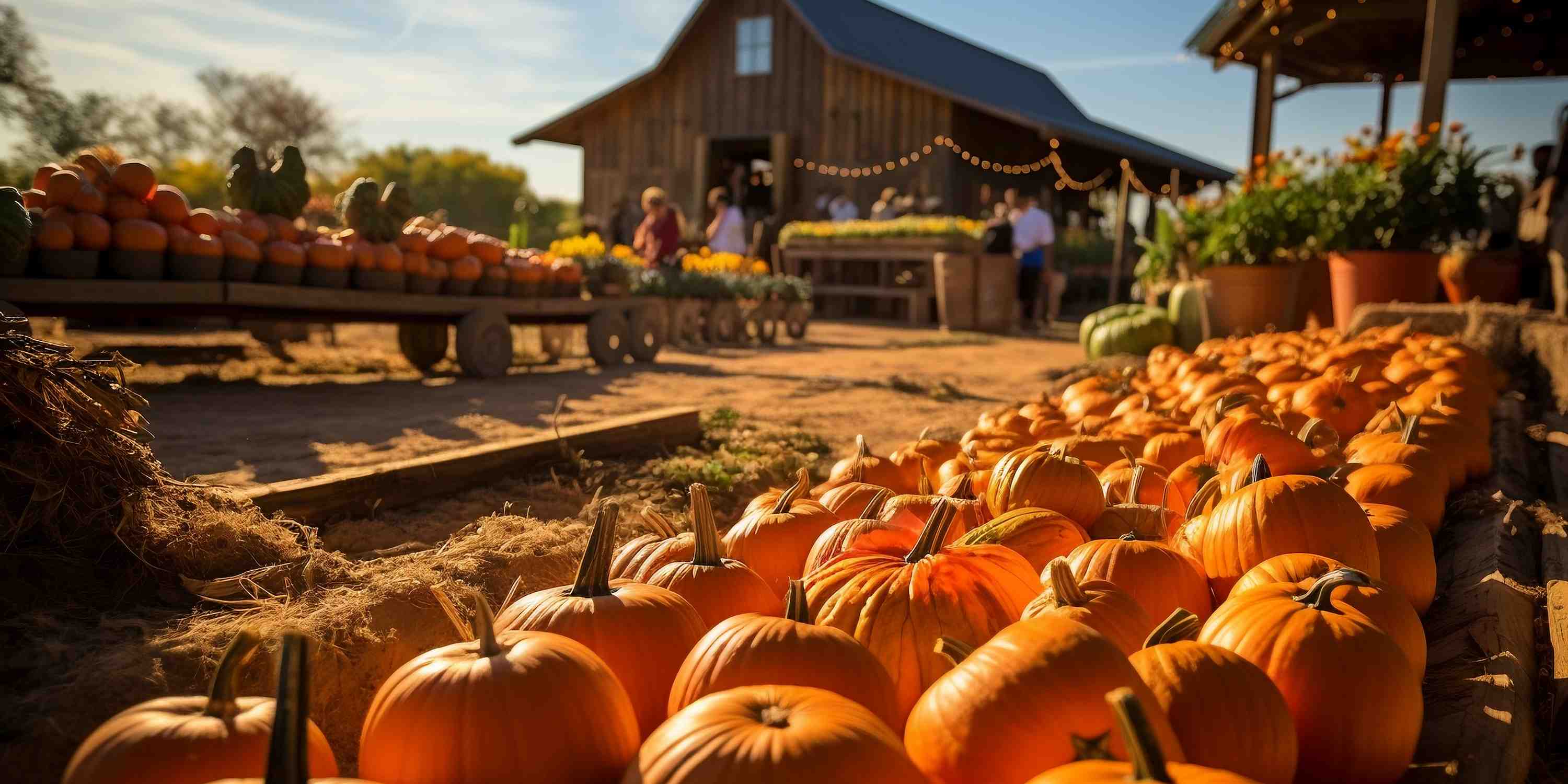 A pumpkin festival