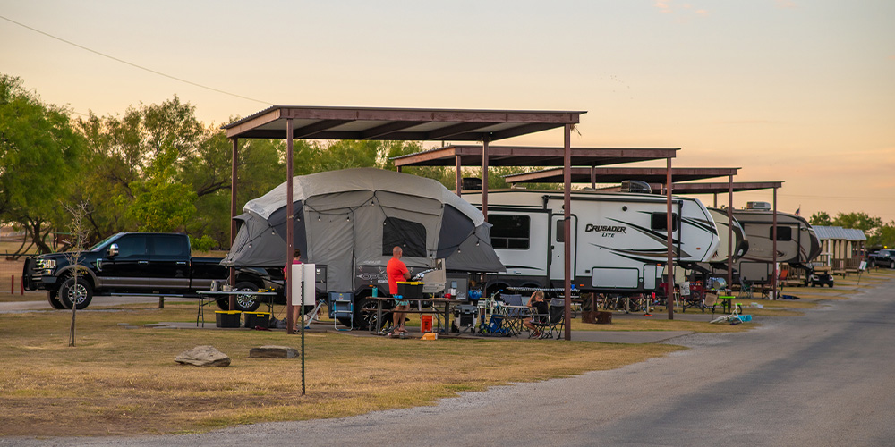 Enjoy your favorite site type at our Texas campground.