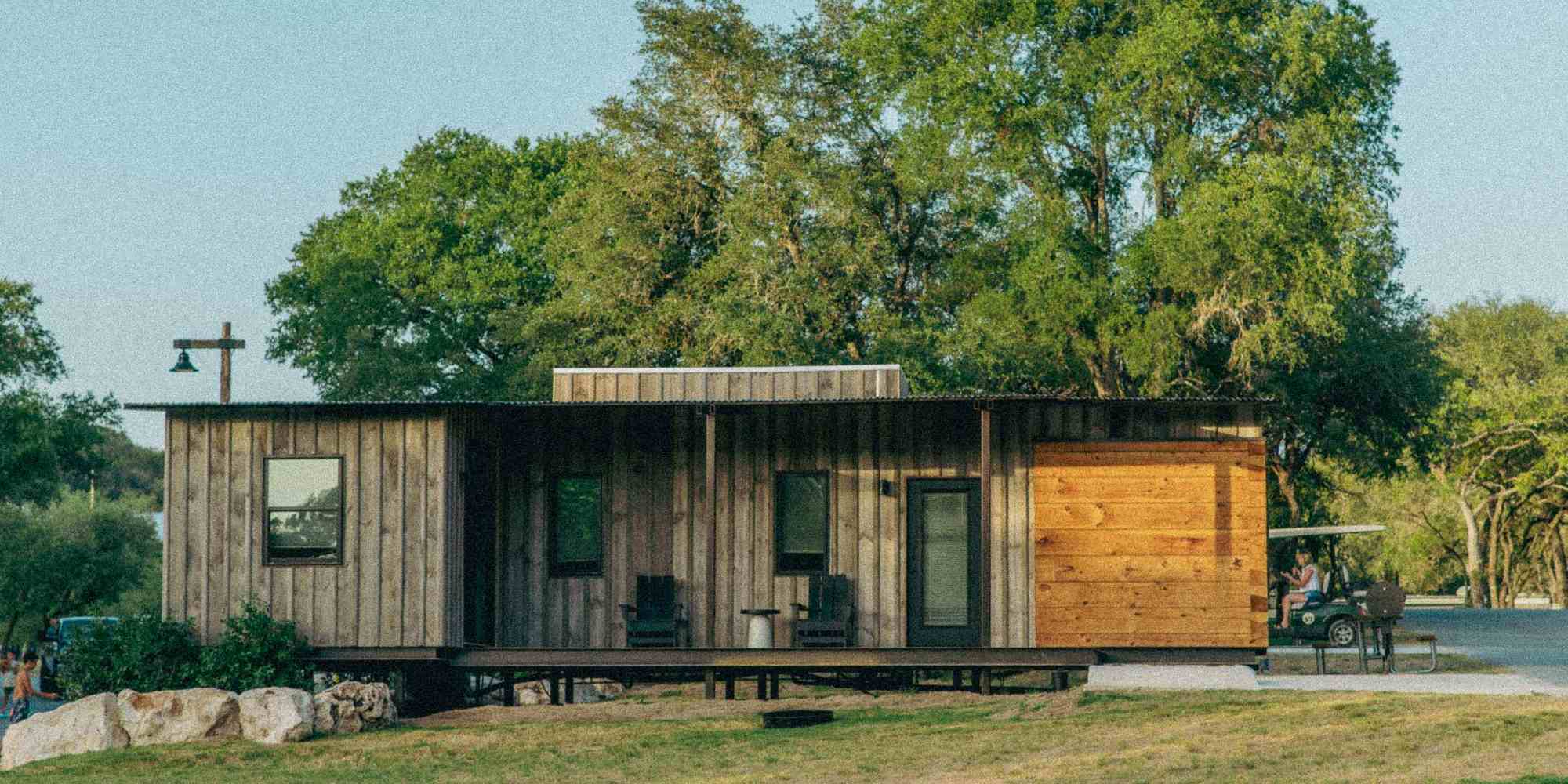 A Coyote Cabin at Camp Fimfo Texas Hill Country