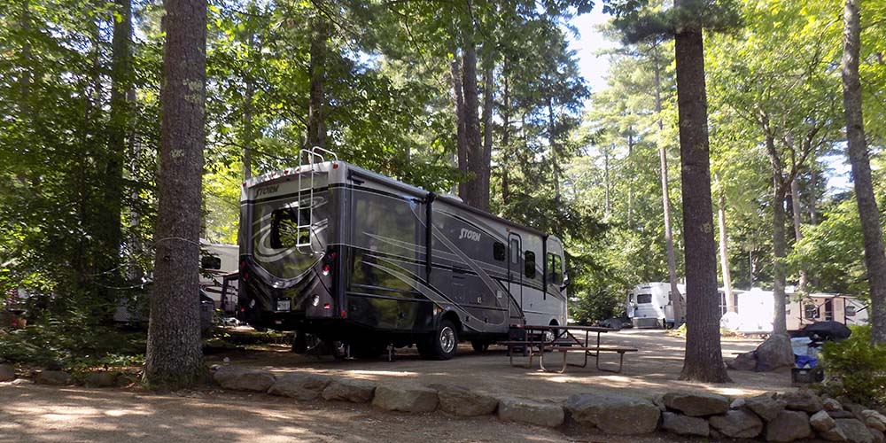 Enjoy plenty of room to roam when you book one of our Milton, New Hampshire campsites.