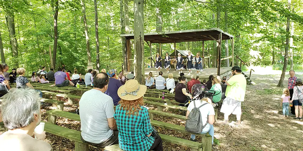 Step back in time 200 years and visit pioneer America at Clay's Resort Jellystone Park™ for the Yankee Peddler Festival.