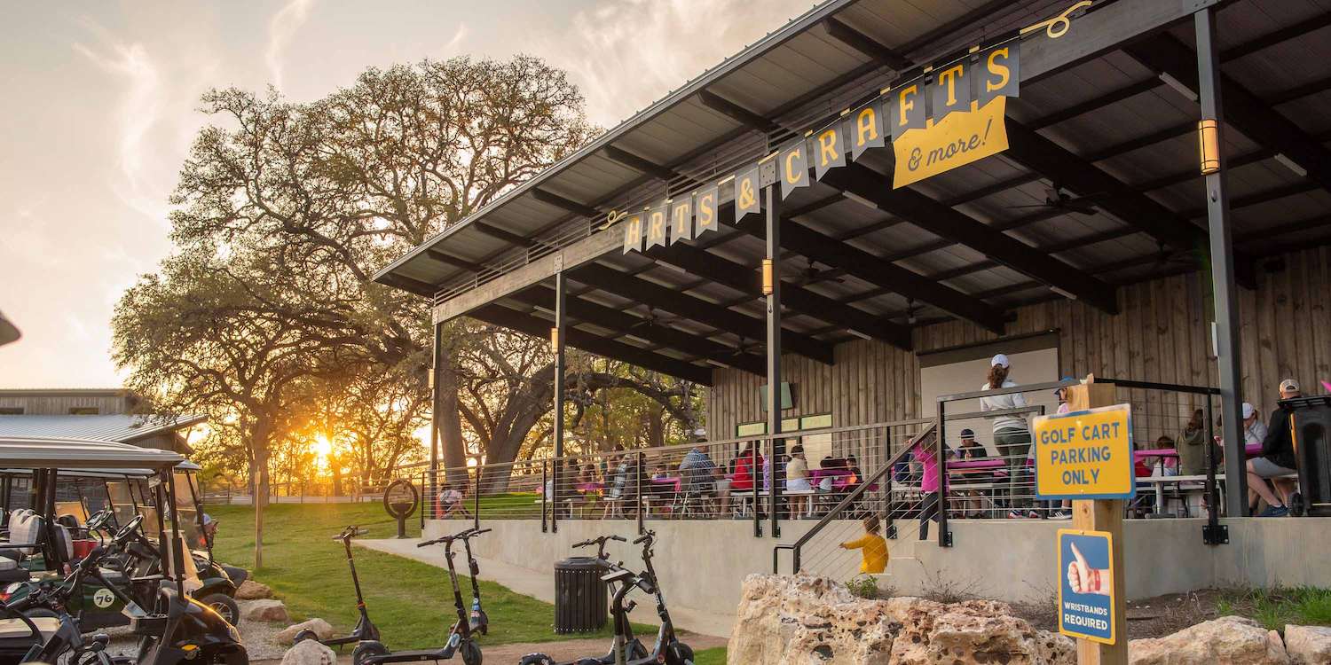 The Activities Pavilion at Camp Fimfo Texas Hill Country
