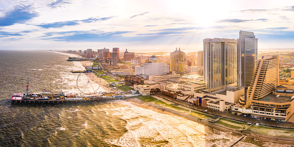 When camping near Atlantic City, NJ be sure to check out the boardwalk.