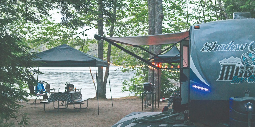 Our waterfront RV sites make for the best Manchester, NH RV camping!