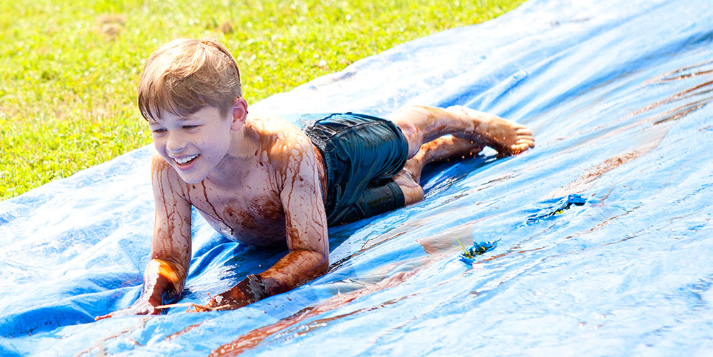 Chocolate slip in slide